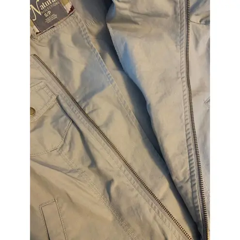 Natural Reflections khaki moto jacket southwestern aztec blanket woman’s size s