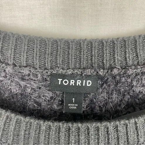 Torrid  Plus-Size Popcorn Pullover Drop Shoulder Sweater