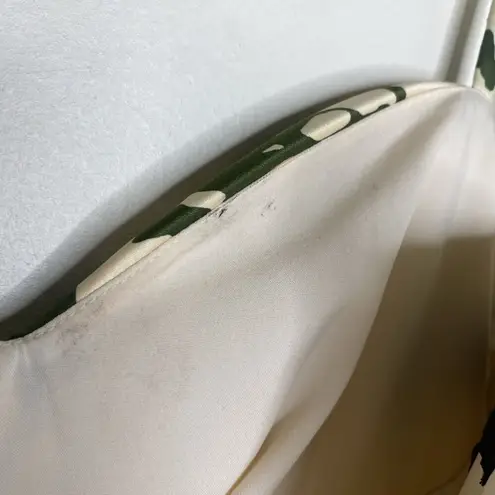 Donna Ricco New York Green & Beige Pattern Bodycon Formal Y2k Dress Size 6