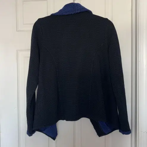 Lilla P Blue Sweater Jacket Size M