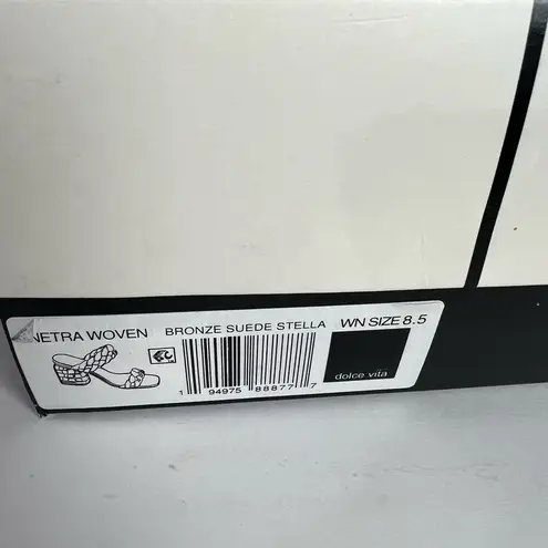 Dolce Vita Netra Woven Block Heel Sandals