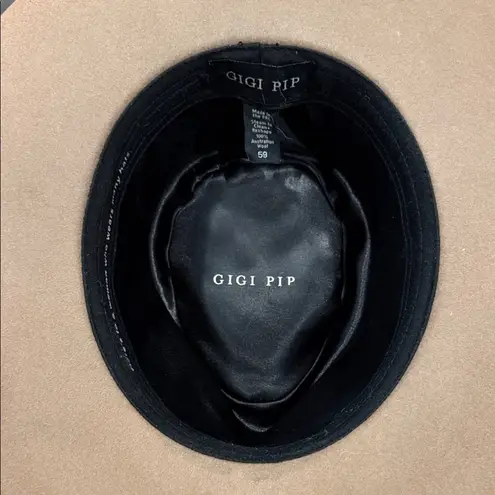 GIGI PIP Tan Fedora Hat size 59