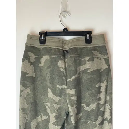 prAna Sage Green Camo Hemp Blend Cozy Up Ankle Pants Joggers Size XS