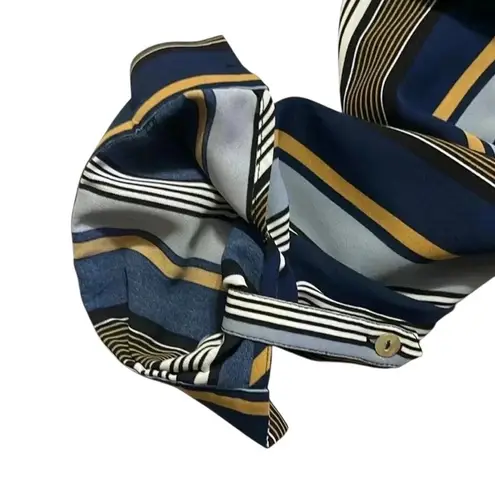 Westport Striped Button Blouse Size L