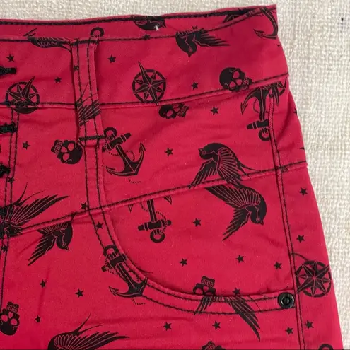 Lovesick from Hot Topic High Waist Shorts Red Size undefined