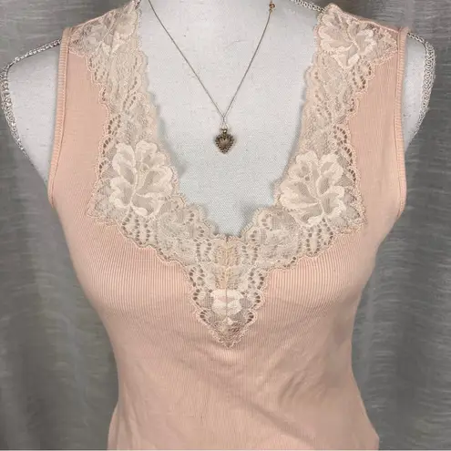 Ralph Lauren  Lace Pink Blush Tank