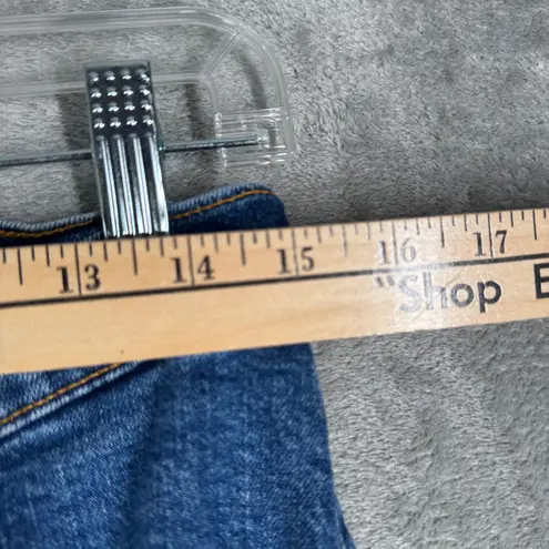 Nobody Denim Jeans Women 14 32" True Jean Cuff High Rise Slim Fit Fading Casual Blue