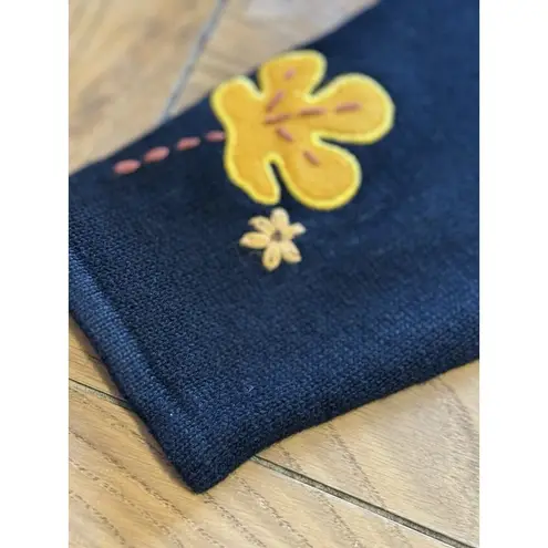 Arriviste Women Fall Autumn Art To Wear Cardigan Sweater Beads Leaves Size L NWT Size L