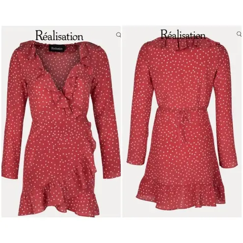 Realisation Par 💕💕 The Alexandra Dress ~ Red Star Print XS