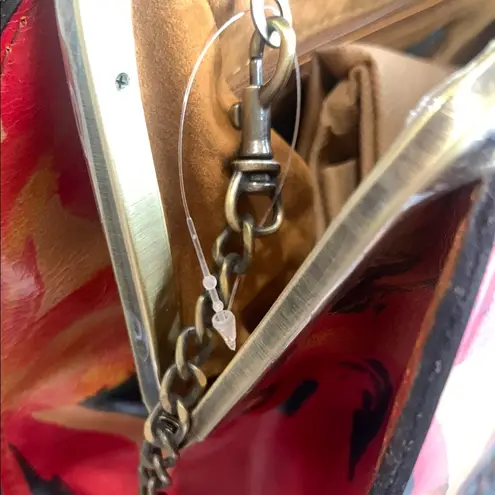 Patricia Nash Trikomo Spring Multi Printed Top Handle Satchel Bag NWT