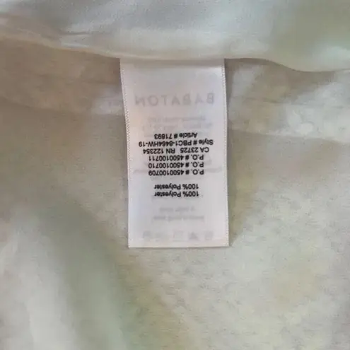 Babaton Aritzia Short Mini Lined Pearl Dress Short Sleeve Gray Print, Size XS S