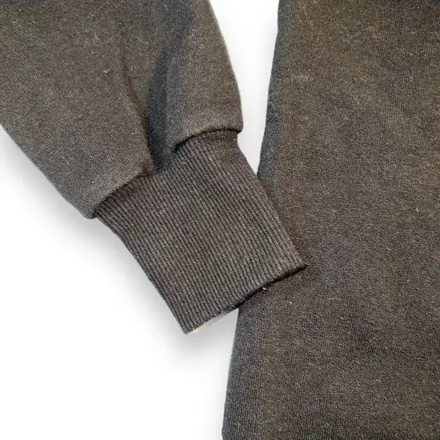 Womens Turtleneck Sweatshirt Top Pullover Long Sleeves Soft Stretchy Black Small