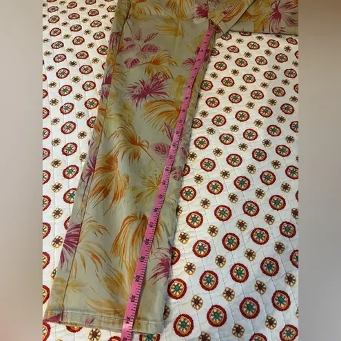 NYDJ Women's Sheri Slim Ankle Jeans Beach Garden Clementine Size 8P