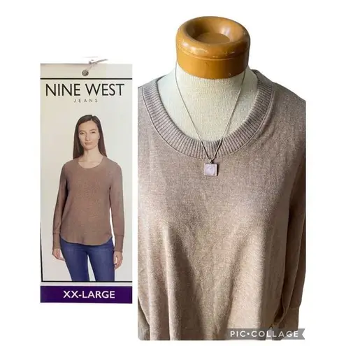 Nine West  tan sweater size XXL NWT