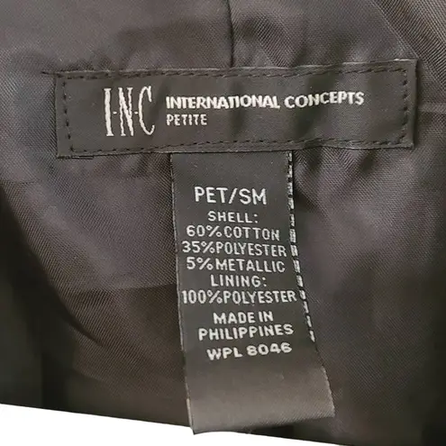 INC International Concepts Trimmed Belted Trench Coat