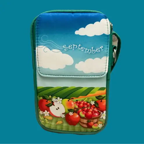 ID Wallet Green Apple Print Women's Wallet September Month