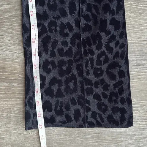 Derek Lam NEW 10 CROSBY Corinna Velvet Leopard-Print Crop Flare Pants 4