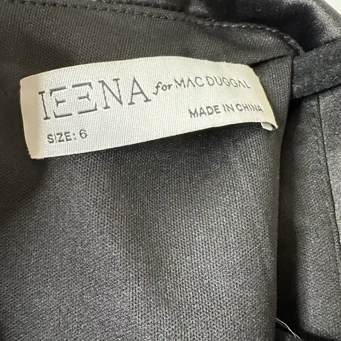 Mac Duggal NWOT Blazer Cocktail Mini Dress Satin 26913 Women's Black Size 6