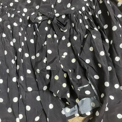 The Limited  vintage polka dot Y2K wrap skort