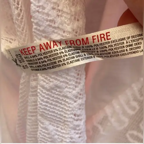 Free People Movement NWT Good Sport Tee White with Neon trim MSRP $68