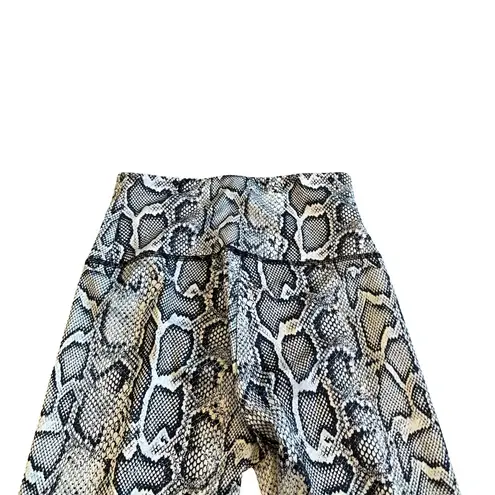 Onzie Vixen High Rise Leggings Snake Python Ombre Neon Size Small Medium Women's