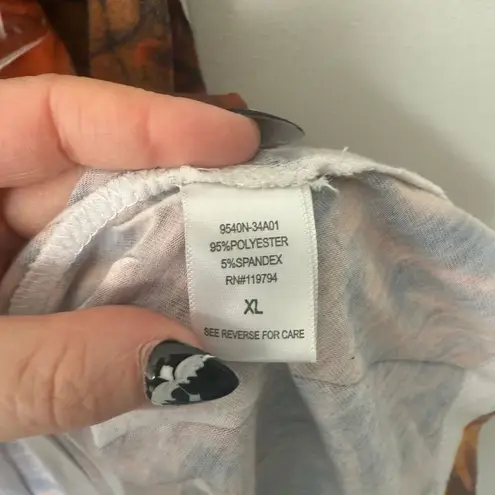 OneWorld Women’s XL Fall Black Cat Crazy Cat Lady Top Shirt