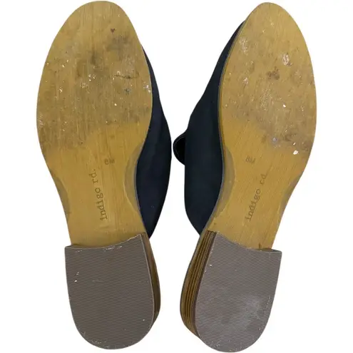 Indigo rd. Black Irharsen Braided Slip On Loafers Size 8