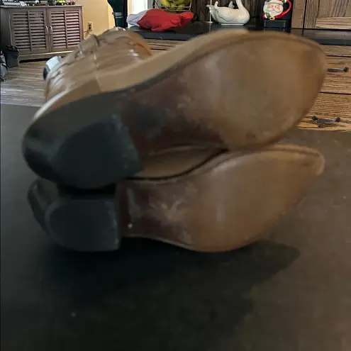 Durango Western Cowboy Cowgirl Boots Pointy Toe Distressed Brown Womens size 7