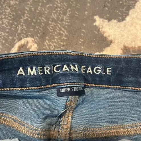 American Eagle  slim straight stretch crop. Like new. Size 8.