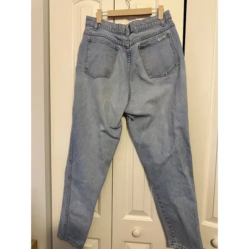 Bill Blass Vintage light wash high waisted mom jeans 14