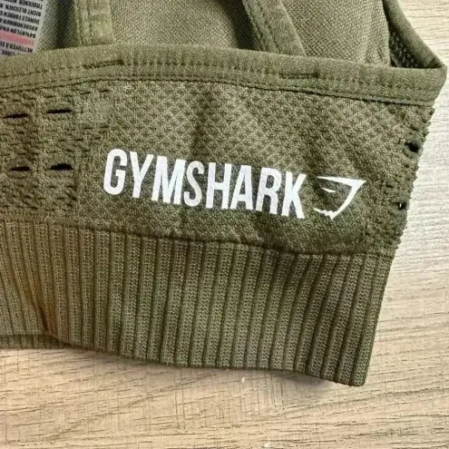 Gymshark  Energy Seamless Sports Bra khaki green size Extra Small