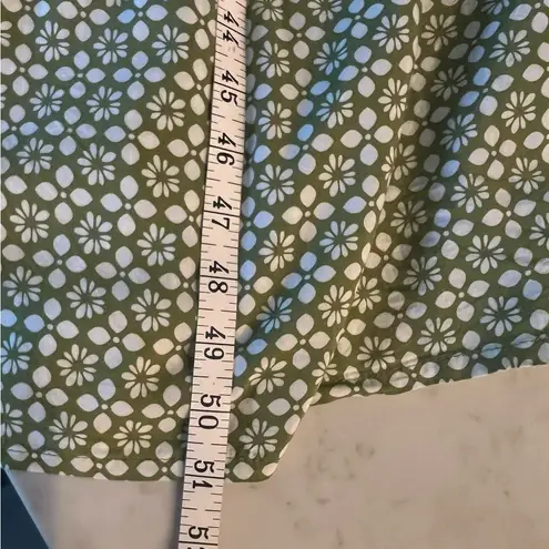 Bali Cargo Company Women’s Dress Floral Green Bohemian Medium