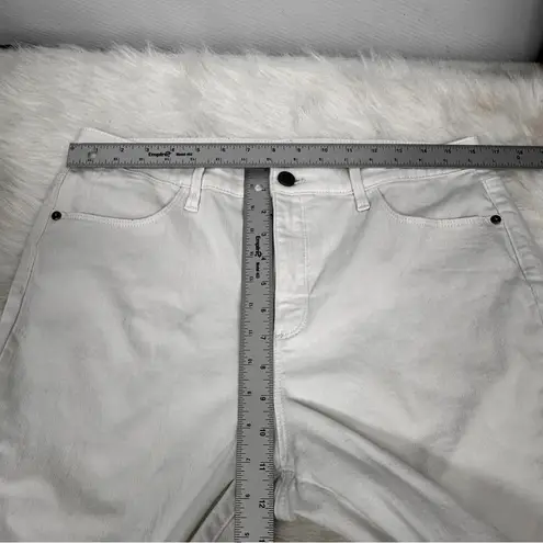 Talbots  Flawless White ladies high waist, jegging ankle pants size 12 chic