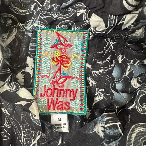 Johnny Was Olivia Kita Silk Tunic size Medium