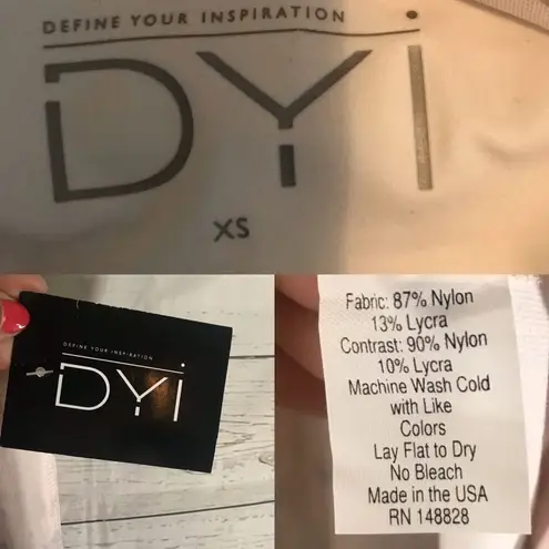 DYI NWT Tank Pale Pink Blue High Neck Mesh XS