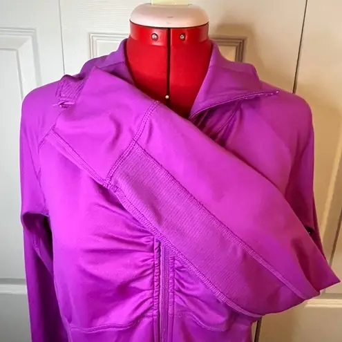 Adidas Climalite Zip Up Jacket M in Fuchsia