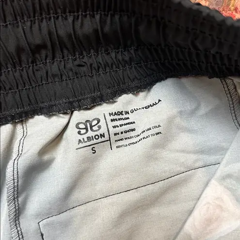 ALBION FIT ALBION BLACK FLORAL AUDREY WIDE LEG PANTS