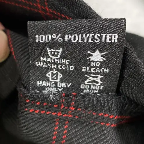 Dixxon Flannel Co Womens L The Redline Plaid Flannel Shirt Snap Button