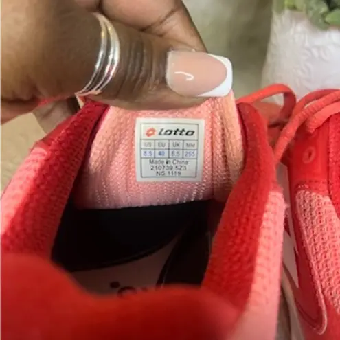 Lotto Mirage 100 Speed Women's
Red Fluo/All White/Vivid Rose sz 8.5 Pink