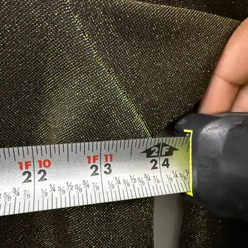 Avenue 14/16 Plus Metallic Shimmer Buttoned Top Gold Glam Holiday Festive Party Size XL