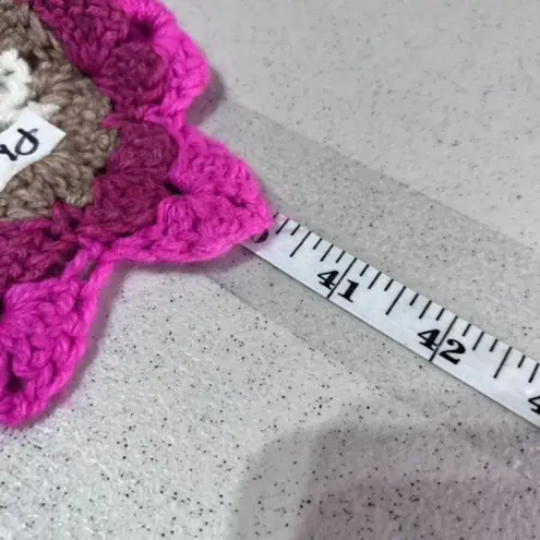 Handmade Womens Crochet Afghan Wrap Shawl Multi-Color One Size GrandmaCore