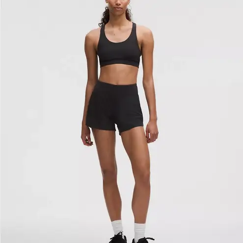 Lululemon  Black Speed Up Shorts High-Rise 4"