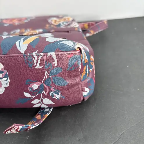 Matilda Jane  Moments With You Plum Perfect Backpack Purse Floral Tote Bag