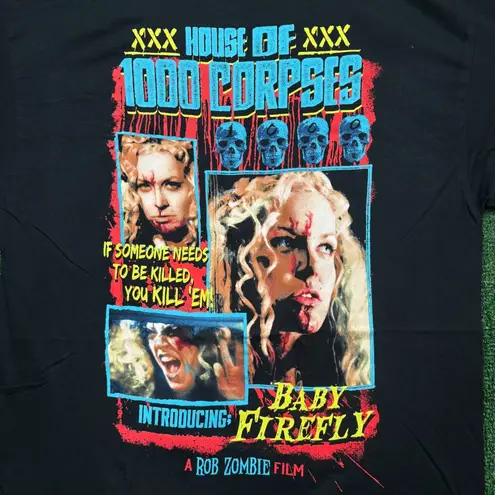 Rob Zombie House of 1000 Corpses T-Shirt Size Extra Large