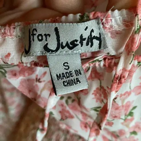 J for Justify Ditsy floral feminine bodycon dress