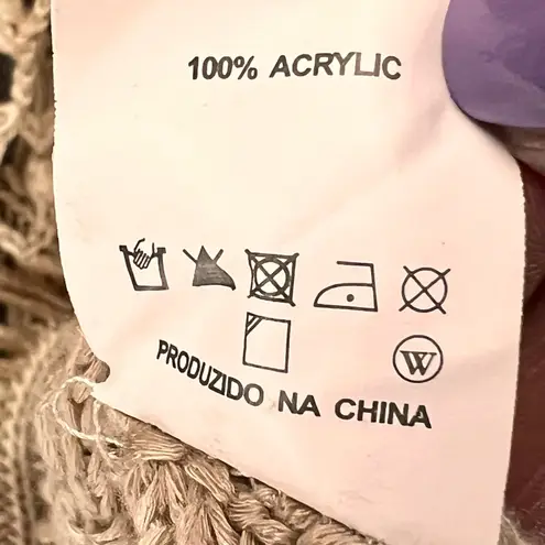 Womens Hand Knitted Crochet Top XS