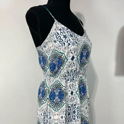 Skies Are Blue Lyna Spaghetti Strap Maxi Dress Size XS Women’s Paisley Floral