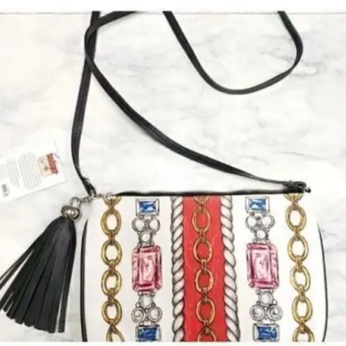 Brighton  Glitter & Go Pouch Mini Purse Crossbody Bag Holiday Party Love New