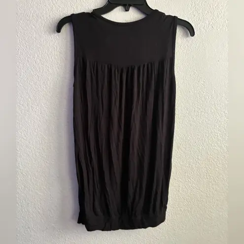 Embellished Embroidered Y2K Black Sleeveless Top Size undefined