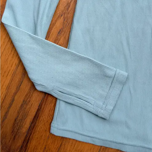 Free people fp movement second skin ribbed turtleneck Blue